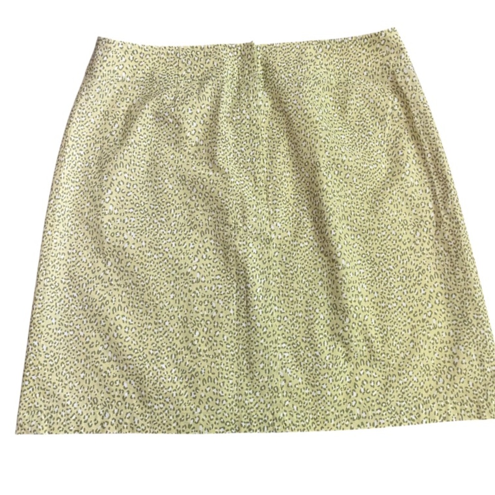 Talbots Size 16 Leopard Print Skirt A-Line - image 3